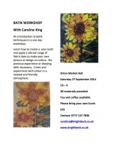 Batik Workshop with Caroline King