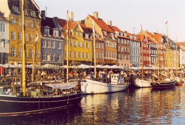 The beautiful Nyhavn in Copenhagen (1996)