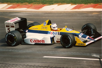 Jean-Louis Schlesser at Monza in 1988