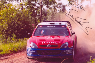 Sebastian Loeb at the 2004 Rally Finalnd