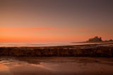Bamburgh castle sunrise