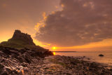 Sunrise at Lindisfarne Castle