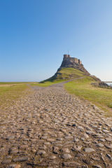 Path to Lindisfarne Castle