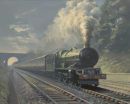 'King' class locomotive in Sonning Cutting.