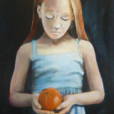 Girl Holding Orange No.3