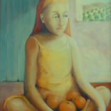 Seated Girl With Oranges