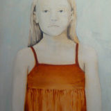 Girl in Orange Dress No.1