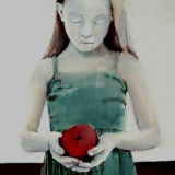 Girl Holding Apple